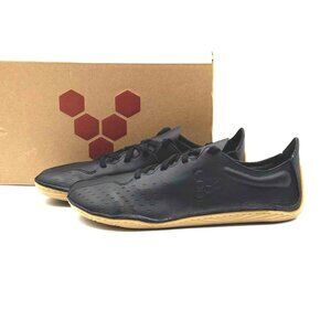 NEW Vivobarefoot Sensus Barefoot Leather Men's Sneakers Obsidian Black 309560-11